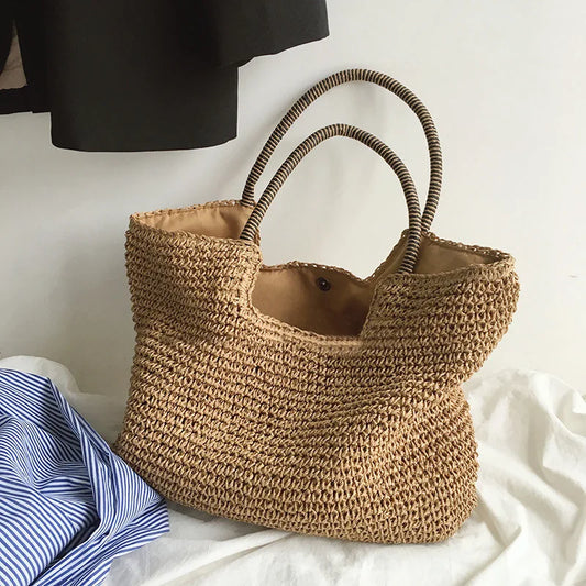 2024 Beach Woven Vintage Handmade Shoulder Bag