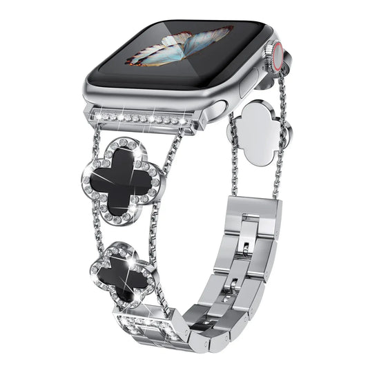Luxury Metal Diamond Slim Apple Watch Band
