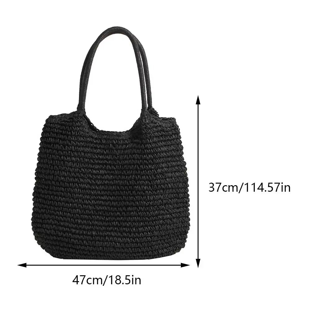 2024 Women Straw Tote Handbag